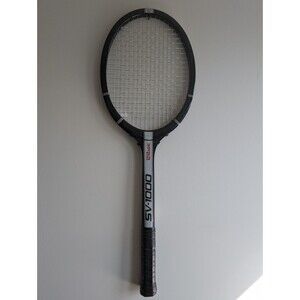 Vintage Wilson Tennis Racquet SV-1000 Strata-Bow Black Head Frame Excellent!